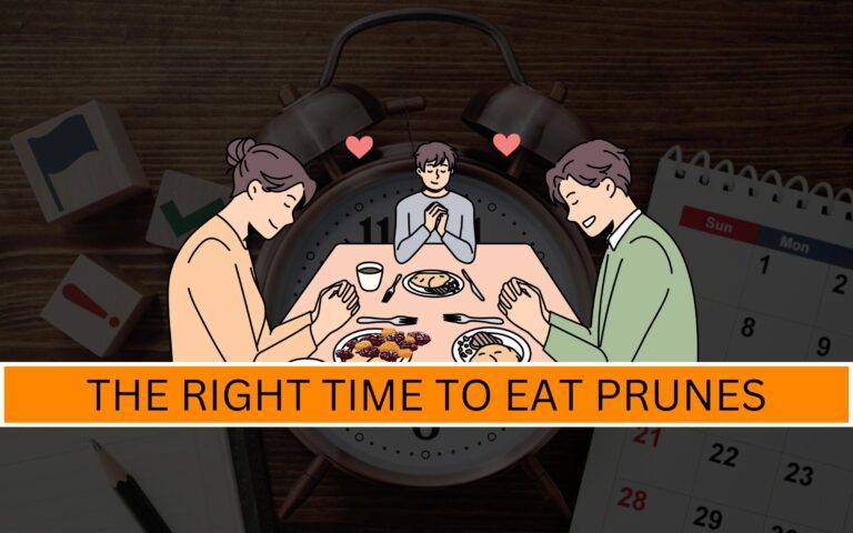 What's the best time to eat prunes?