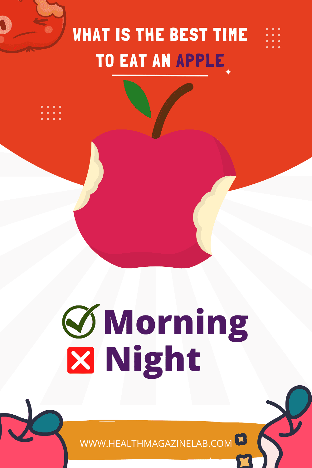 Best time to eat apple: Morning or Night? | Health Magazine Lab