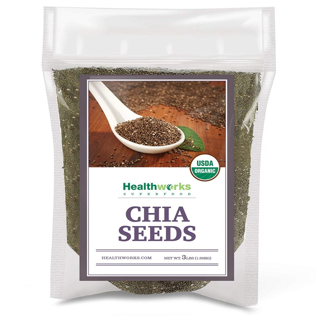 Healthworks Chia Seeds Organic Raw