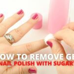 How to remove gel nail polish with sugar